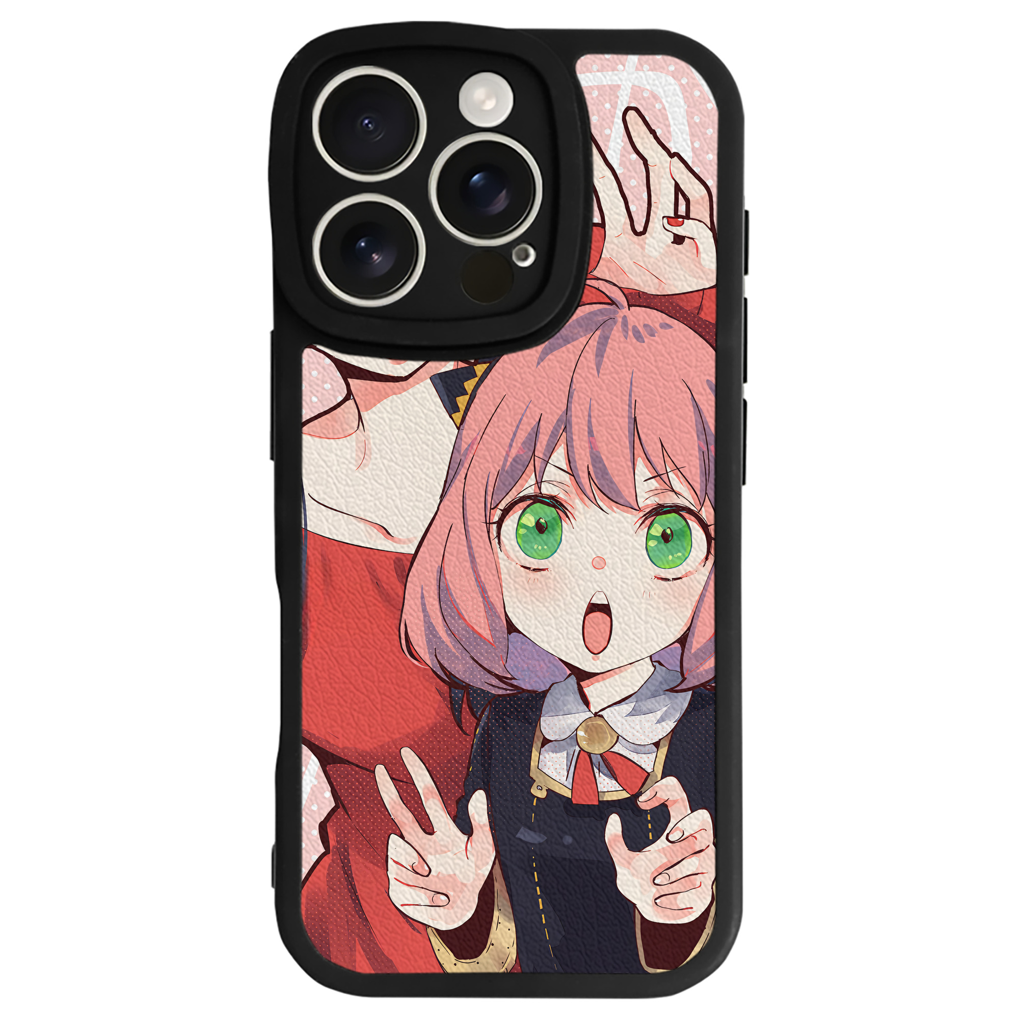（画像用） SPY×FAMILY间谍家家酒 【iPhone 16シリーズ対応】シリコンスマホケース（レザー調） 材質：シリコン